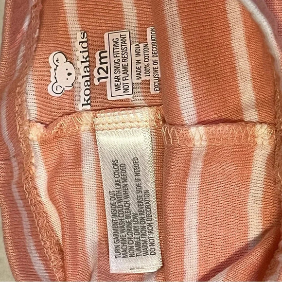 Koola Baby pajamas 4 piece set with short and long sleeve and pant elastic waist - Picture 13 of 16